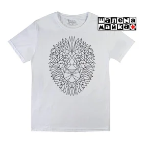 Прикольные футболки: Lion Contur White